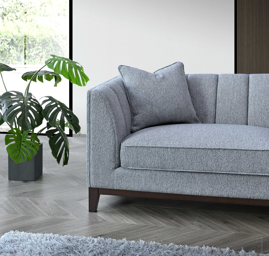 Luxo 3 Seater Sofa in Dolphin Boucle