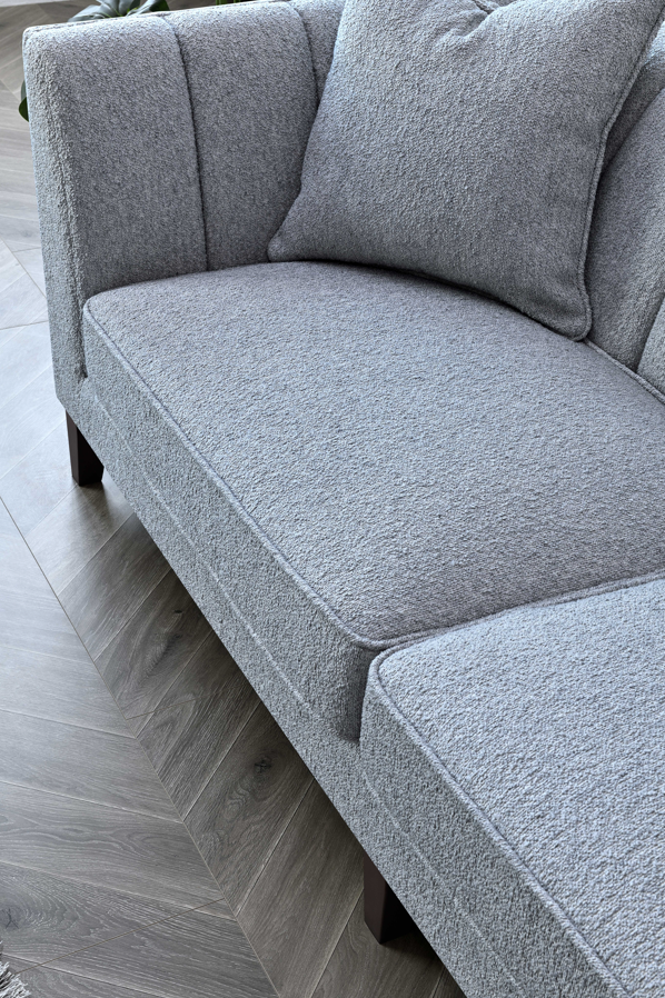 Luxo 3 Seater Sofa in Dolphin Boucle