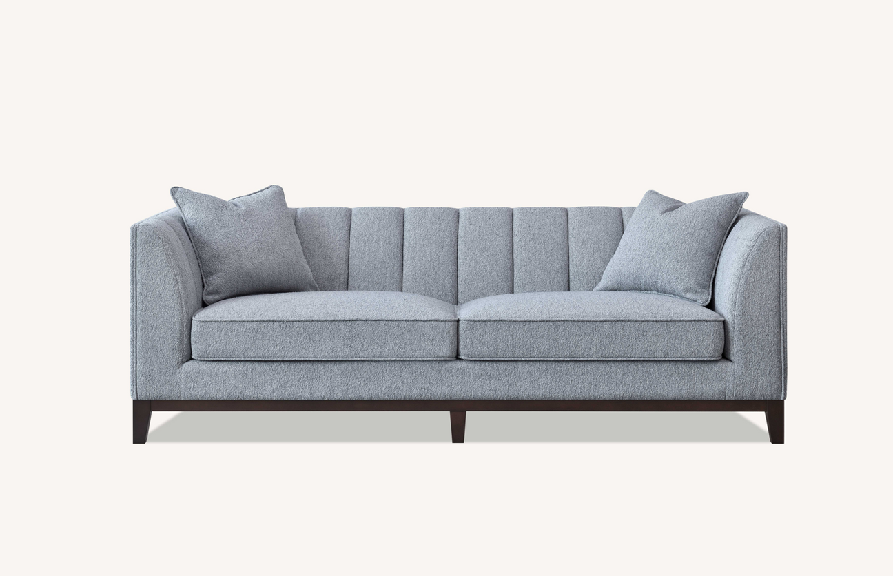 Luxo 3 Seater Sofa in Dolphin Boucle