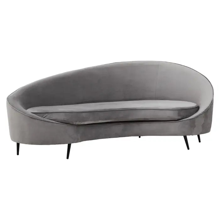 Haskins Three Seat Velvet Sofa