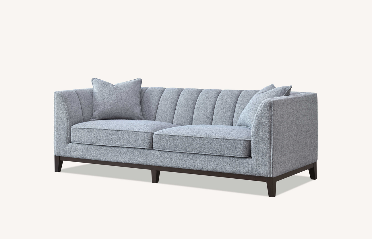 Luxo 3 Seater Sofa in Dolphin Boucle