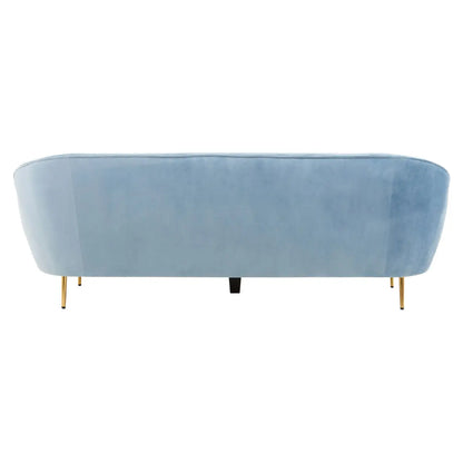 Yasmeen 3 Seat Velvet Sofa