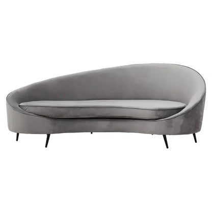 Haskins Three Seat Velvet Sofa