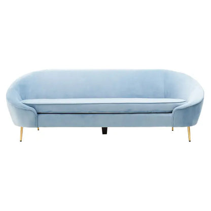 Yasmeen 3 Seat Velvet Sofa