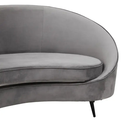 Haskins Three Seat Velvet Sofa