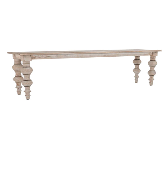 Ruthann Rectangular Wooden Dining Bench