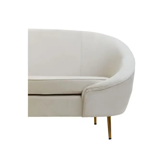 Yasmeen 3 Seat Velvet Sofa