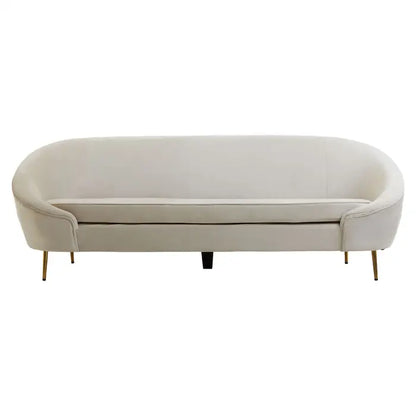 Yasmeen 3 Seat Velvet Sofa