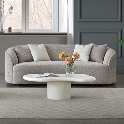Nola Boucle Teddy Sofa and Accent Chair