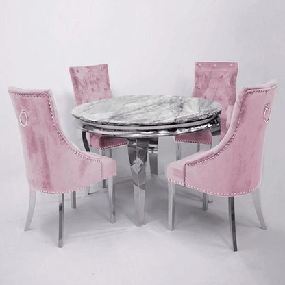 Round Luna Dining Set | Duke Chairs