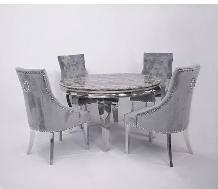Round Luna Dining Set | Duke Chairs
