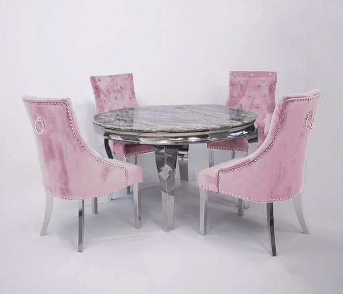 Round Luna Dining Set | Duke Chairs