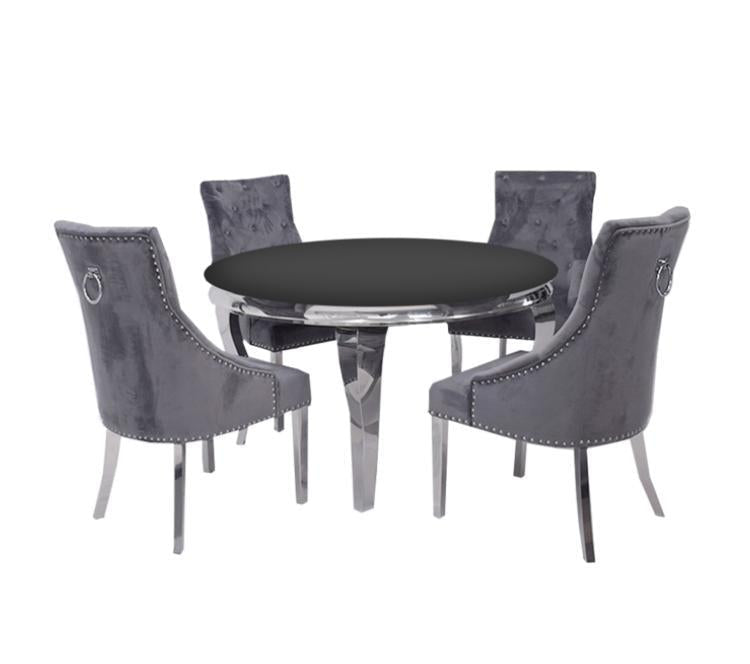 Round Luna Dining Set | Duke Chairs