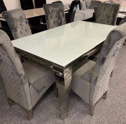 Louis Dining Table Set Emma Chairs