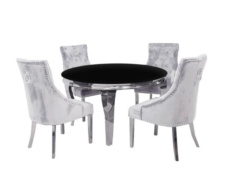 Round Luna Dining Set | Duke Chairs