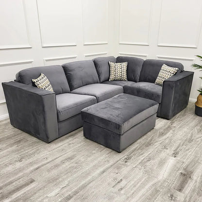 Hudson 4 Piece Corner Modular Sofa